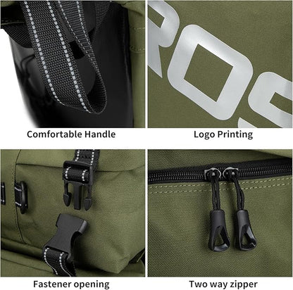 Roswheel Bike Bag Accessories Panniers for Bicycle Rear Rack Bag 50L Waterproof Mountain Electric Bike Saddle Bags for Cycling Traveling Commuting