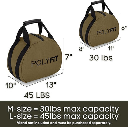 Kettlebell Sandbag for Fitness - Adjustable Kettlebell Workout 30lb/45lb