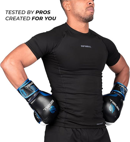 Sanabul Essential Gel Boxing Gloves for Men & Women, Kickboxing MMA, Muay Thai Gloves and Heavy Bag Training Punching & Sparring