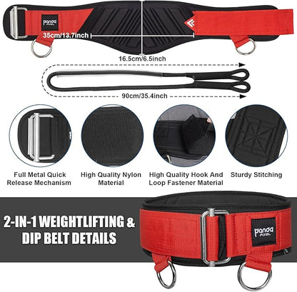 【Design Patents】Weight lifting belt 2-in-1 Weightlifting & Dip