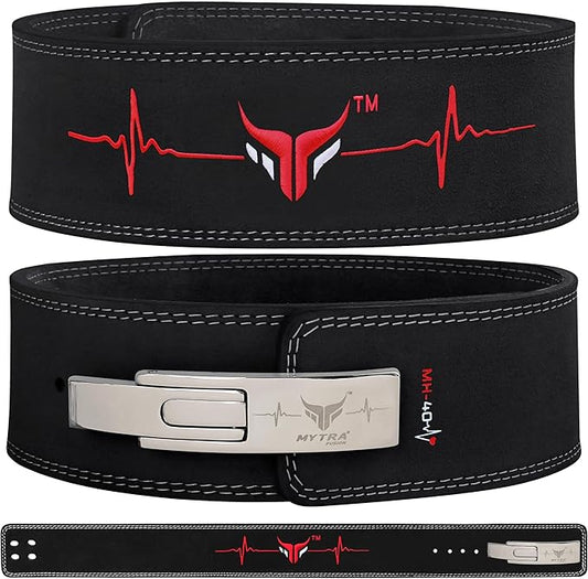 Mytra Fusion Gym Belt with Lever Buckle Weight 4" wide