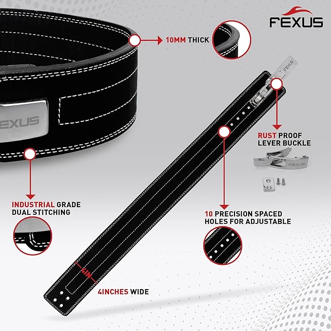 Weight Lifting Lever Belt for Men and Women 10MM Belt