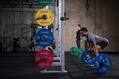 Hammer Strength 55Lb Red Urethane Bumper Plate