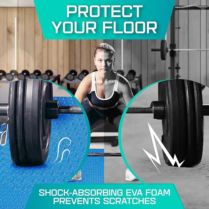 Yes4All 24SQFT-120SQFT Puzzle Exercise Mat for Home Gym