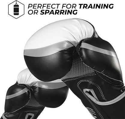 Sanabul Essential Gel Boxing Gloves for Men & Women, Kickboxing MMA, Muay Thai Gloves and Heavy Bag Training Punching & Sparring