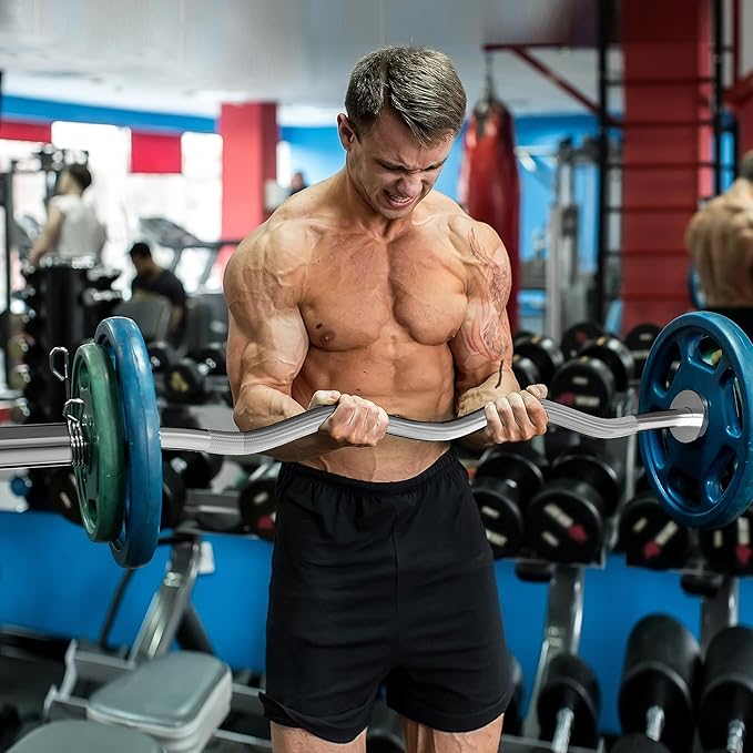 Olympic Barbell Curl Bar EZ Bar Strength Training