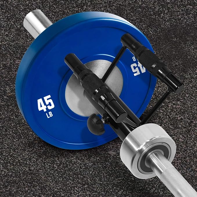 Yes4All Deluxe T-Bar Row Platform – Full 360° Swivel & Easy to Install – Fits 1” Standard and 2” Olympic Bars (8. Black - T-Bar Row Platform + Lock Jaw 1inch & 2inch)