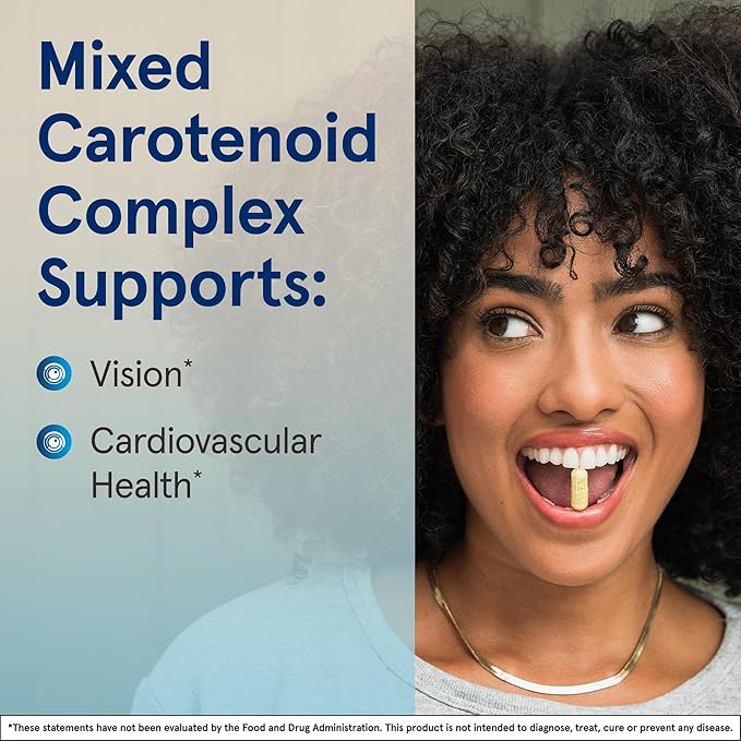 Jarrow Formulas CarotenAll, Dietary Supplement, Antioxidant Support for Vision and Cardiovascular Health, 60 Softgels, Up to a 60 Day Supply