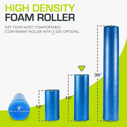 ProsourceFit High Density Foam Rollers 12 - Inches long