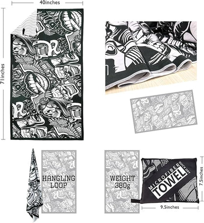 Beach Towel - Microfiber Beach Towels(71" x 40" 1Pcs) -