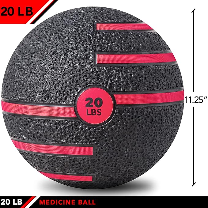 JFIT Medicine Exercise Ball with Dual Texture