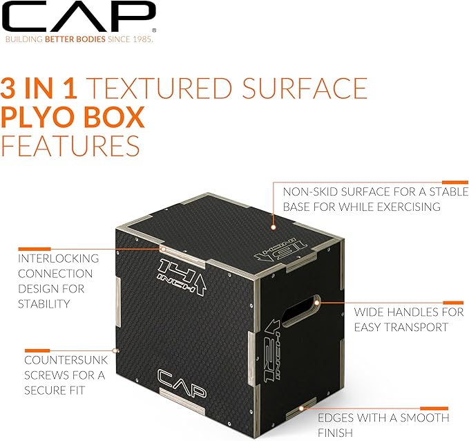 CAP Barbell 3-in-1 Plyometric Box
