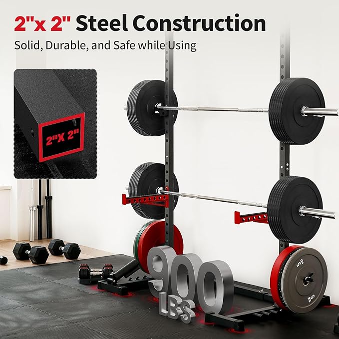 FLYBIRD Squat Rack with Pull-Up Bar 6FT,7FT Barbell