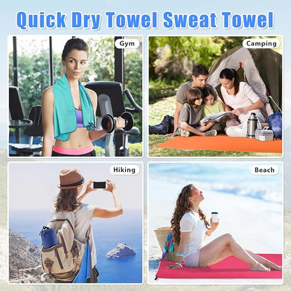 Sfee 2 Pack Microfiber Travel Towel