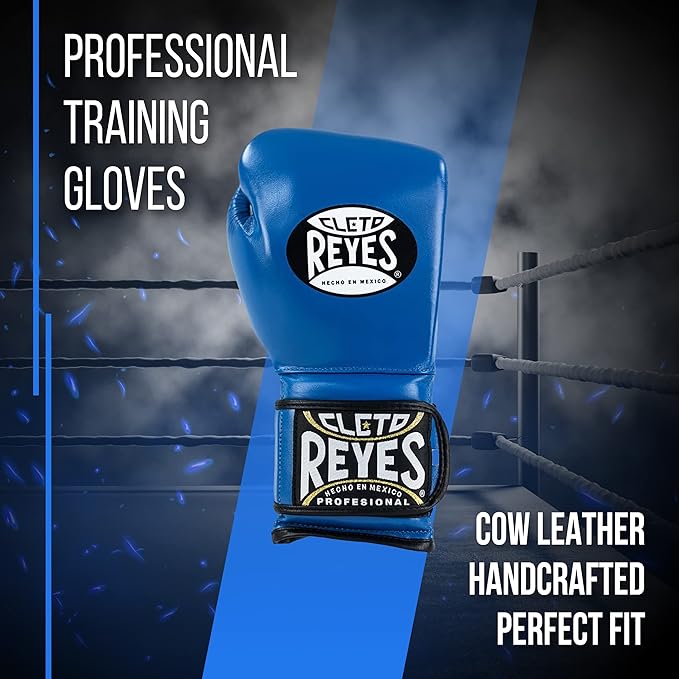 CLETO REYES Training Gloves with Leather Strap & Attached Thumb and Hook & Loop Closure