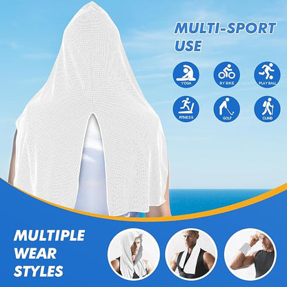 Cooling Hoodie Towels for Neck and Face 50 Sun