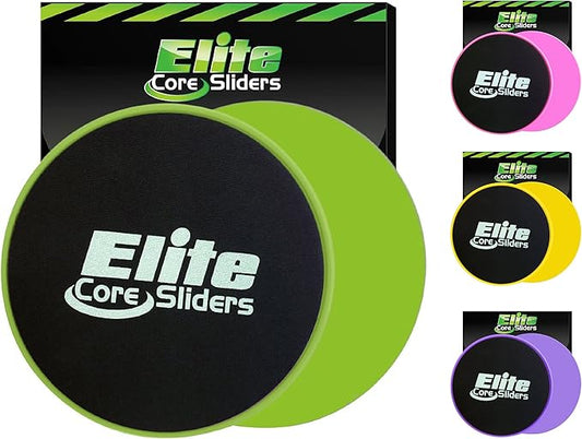 Elite Sportz Core Sliders for Working Out - 2 Compact,