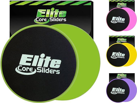 Elite Sportz Core Sliders for Working Out - 2 Compact,