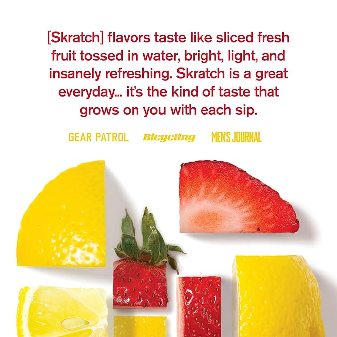 Skratch Labs Hydration Powder | Sport Drink Mix | Electrolytes Powder for Exercise, Endurance, and Performance | Strawberry Lemonade | 60 Servings | Non-GMO, Vegan, Kosher
