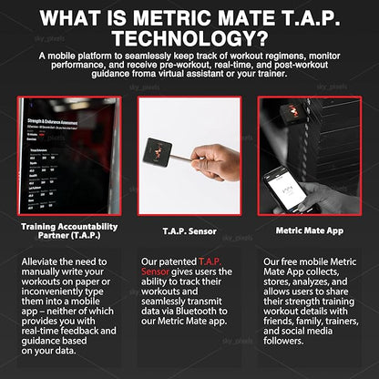 T.A.P. Sensor - Fitness Tracker - 3"x3" Lightweight 6 Month