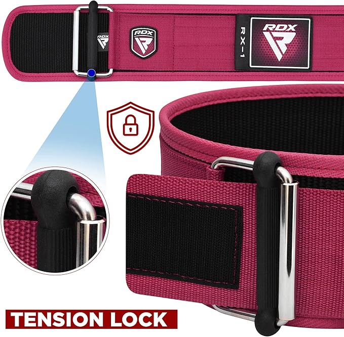 RDX Women Weight Lifting Belt 4” Adjustable Back
