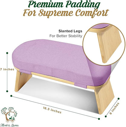 Monk & Llama Meditation Bench - Foldable