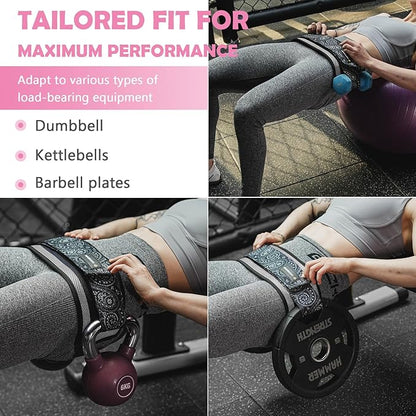 MANUEKLEAR Hip Thrust Belt for Women Glute Training