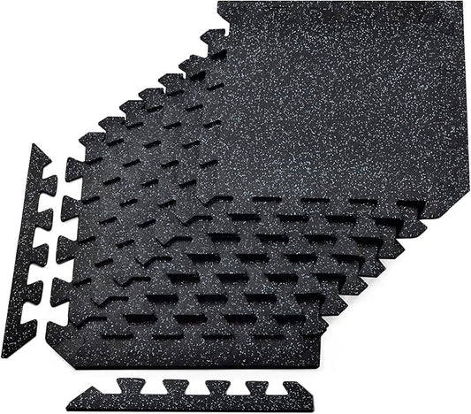 Yes4All Rubber Gym Flooring for Home Gym 0.56" Thick