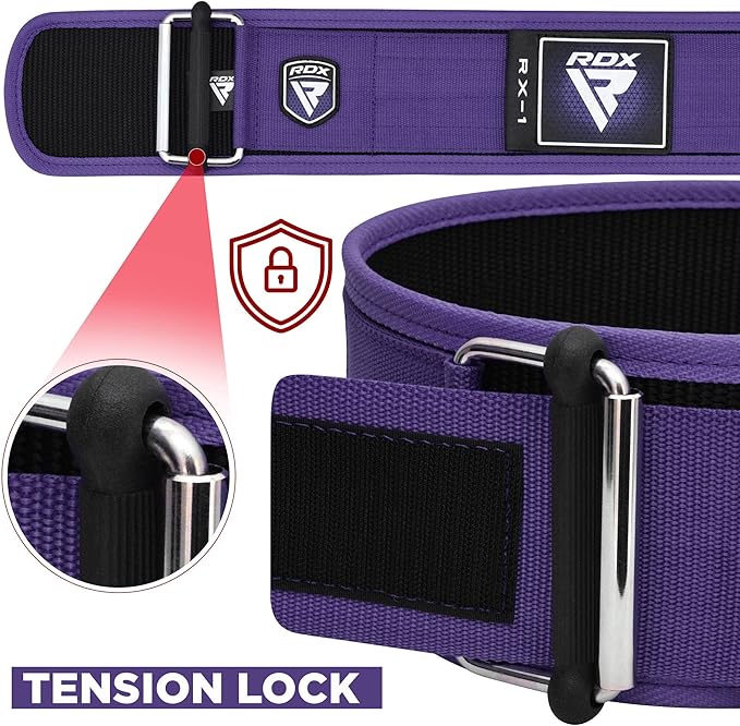 RDX Women Weight Lifting Belt 4” Adjustable Back