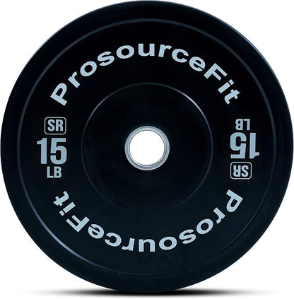 ProsourceFit Solid Rubber Bumper Plates (Sold Individually)
