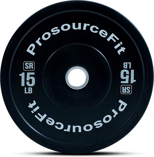 ProsourceFit Solid Rubber Bumper Plates (Sold Individually)