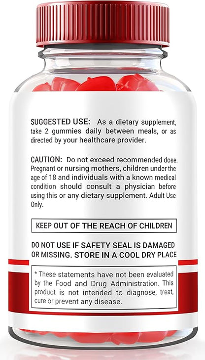 Trinity Keto+ACV Gummies for Advanced Weight Loss, All Natural Apple Cider Vinegar Supplement, 500 mg (60 Gummies)
