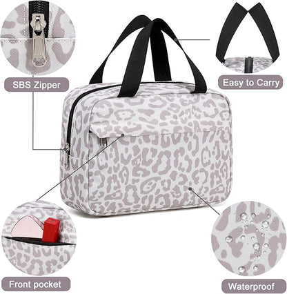 Makeup Bag for Women Cosmetic Bag Large Make Up Organizer Travel Toiletry Bags Waterproof Zipper Tote Pouch Purse for Girls