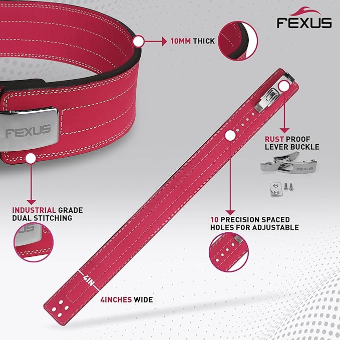 Weight Lifting Lever Belt for Men and Women 10MM Belt