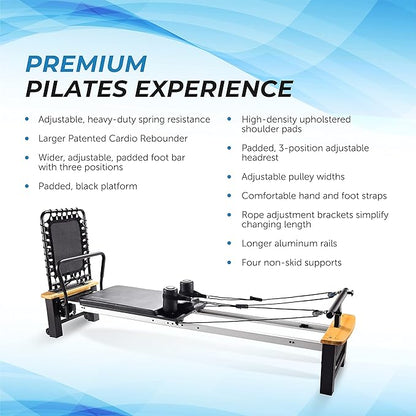 Stamina AeroPilates Pro Reformer Whole Body Resistance Padded