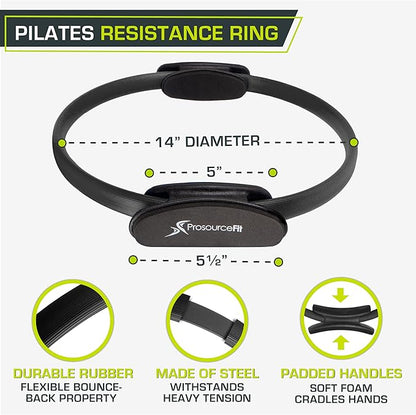 The ProsourceFit Resistance Ring enhances Pilates Workouts
