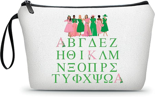 Big Little Sorority Cool Gifts for Women Birthday Female Friend Gift Ideas Make Up Bags Sorority Gifts for Women