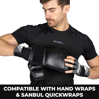Sanabul Essential Gel Boxing Gloves for Men & Women, Kickboxing MMA, Muay Thai Gloves and Heavy Bag Training Punching & Sparring