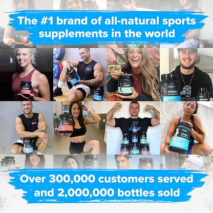 LEGION Whey+ Unflavored Whey Isolate Protein Powder from Grass Fed Cows - Low Carb, Low Calorie, Non-GMO, Lactose Free, Gluten Free, Sugar Free, All Natural Whey Protein Isolate, 30 Servings…