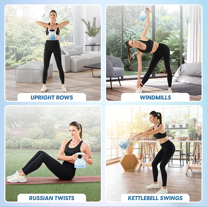 Yes4All Kettlebell Sets - Adjustable Kettlebell Set
