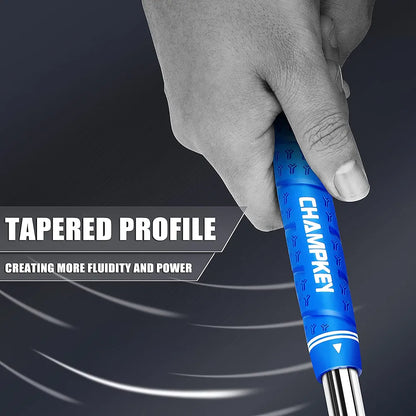 CHAMPKEY WRAP-Y Rubber Golf Grips 13 Pack Come with All Repair Kits - High Feedback and Traction Golf Club Grips
