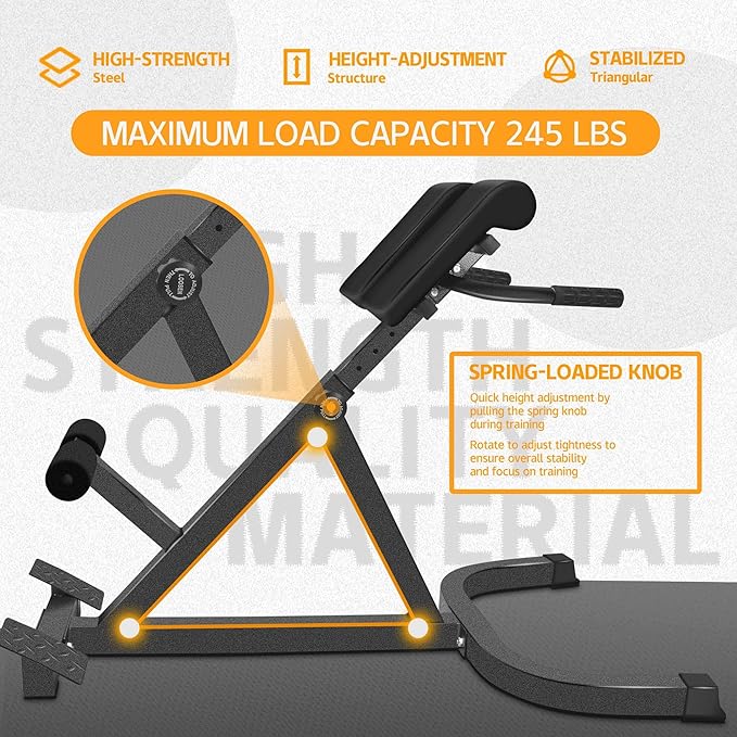 Roman Chair Back Extender - Angle & Height