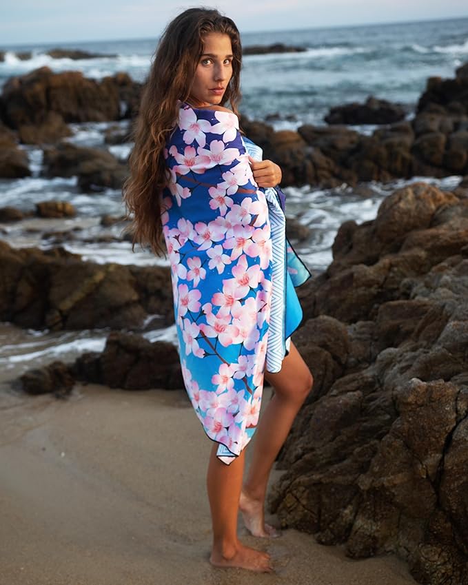 Elite Trend Microfiber Beach Towel - Extra Large 78x35 Inch