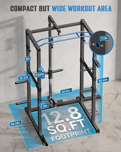 Sportsroyals Power Cage 1600lbs Multi-Function