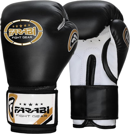 Farabi Sports Kids Boxing Gloves 4, 6, 8-oz Boxing Gloves for Kids Junior Boxing Gloves Youth Boxing Gloves Boys and Girls Boxing Training Gloves for MMA Muay Thai & Punching Bag