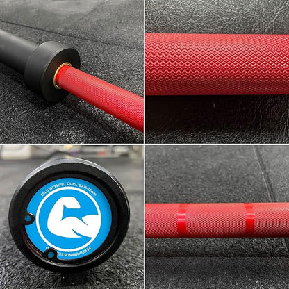 Chong Olympic Barbell 47Inch-4FT-350lb /86Inch-7FT-1500lb EZ Curl Weight Bar