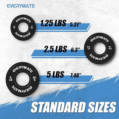 Black Change Weight Plates 1.25LB 2.5LB 5LB Set