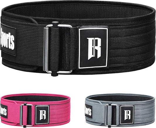 RIMSports Quick Locking Weight Lifting Belt Premium Lifting