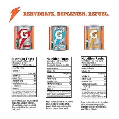 Gatorade Thirst Quencher 51Oz Powder Variety Pack (Pack of 3)