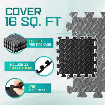 Yes4All 12, 16, 36 SQ. FT Puzzle/Interlocking Exercise